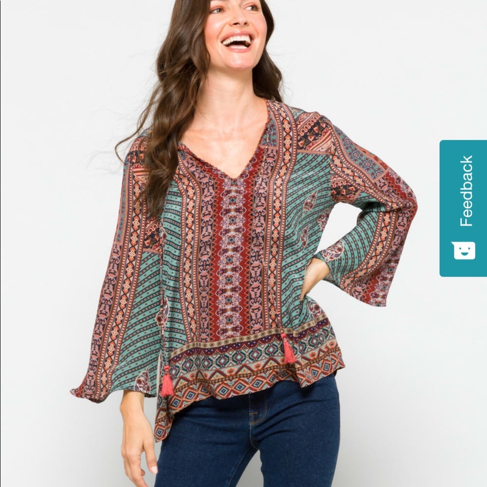 Tolani ‘Farrah’ silk blouse